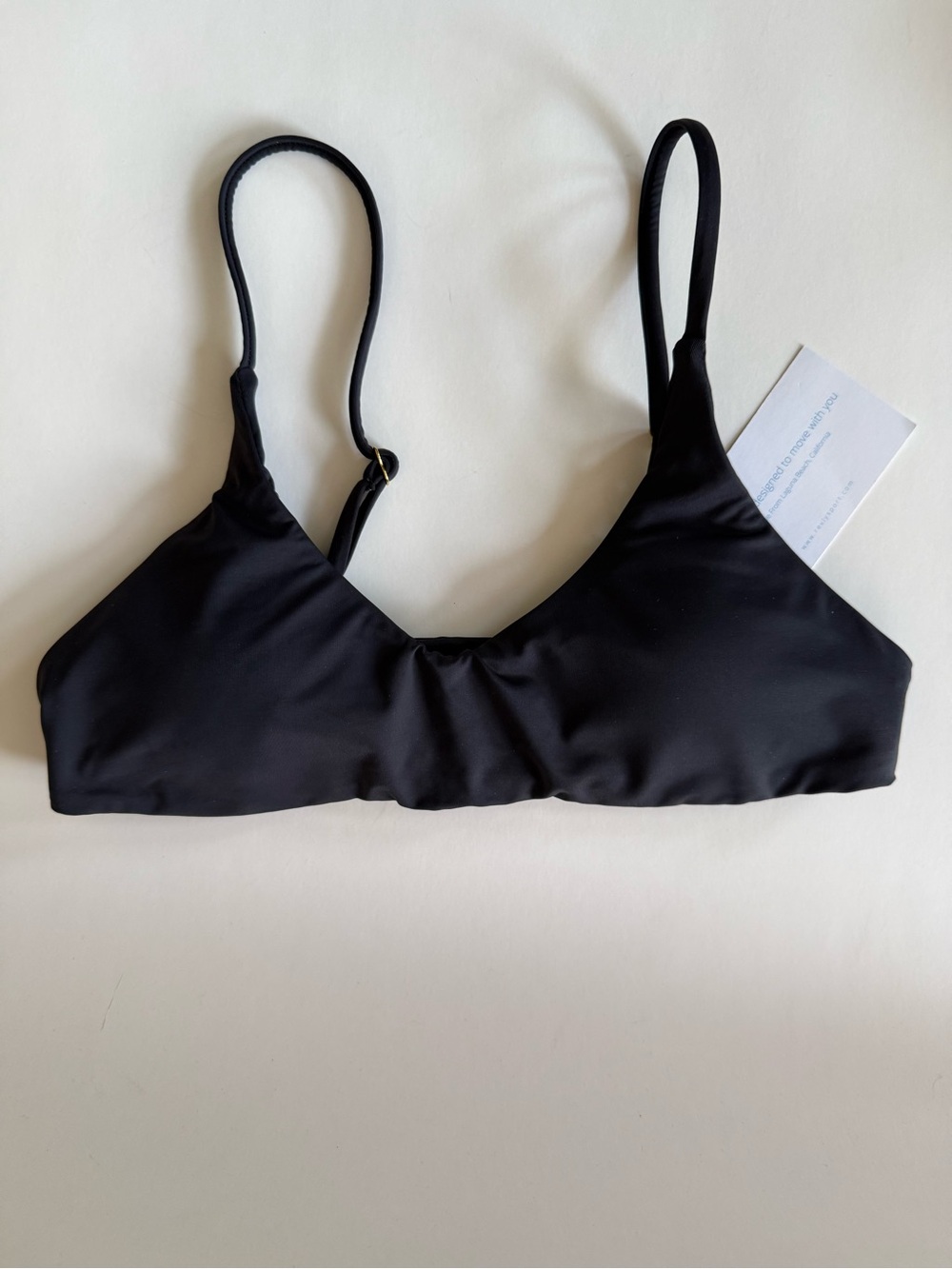 REVLY Hybrid Top Bikini, Sports Bra, Bralette.  NWT Size Small ~ Black ~ pads